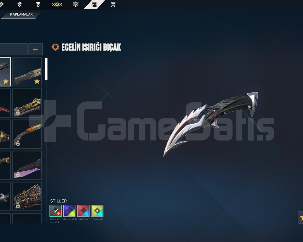 16000+ VP Yatırılmış, 10 Tane Vpli Skin