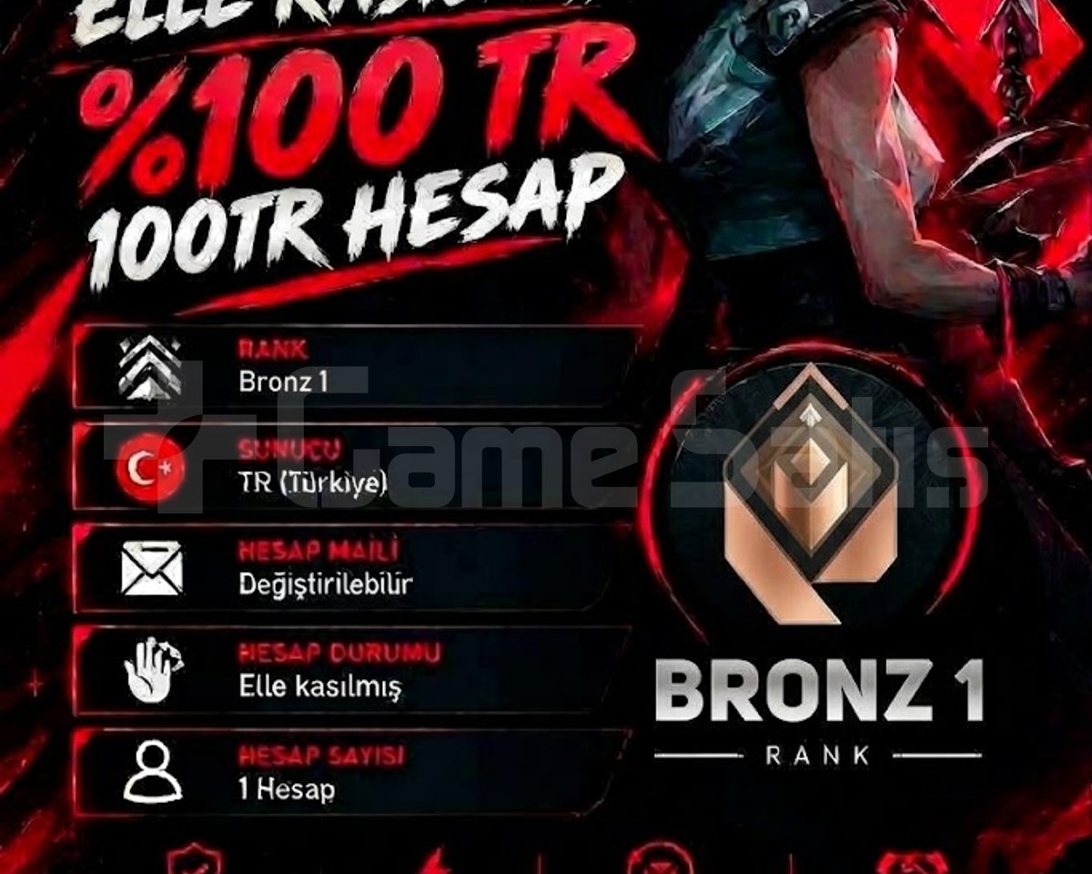 TR + BRONZ 1 + MAİL DEĞİŞEN +DÜŞÜK MMR