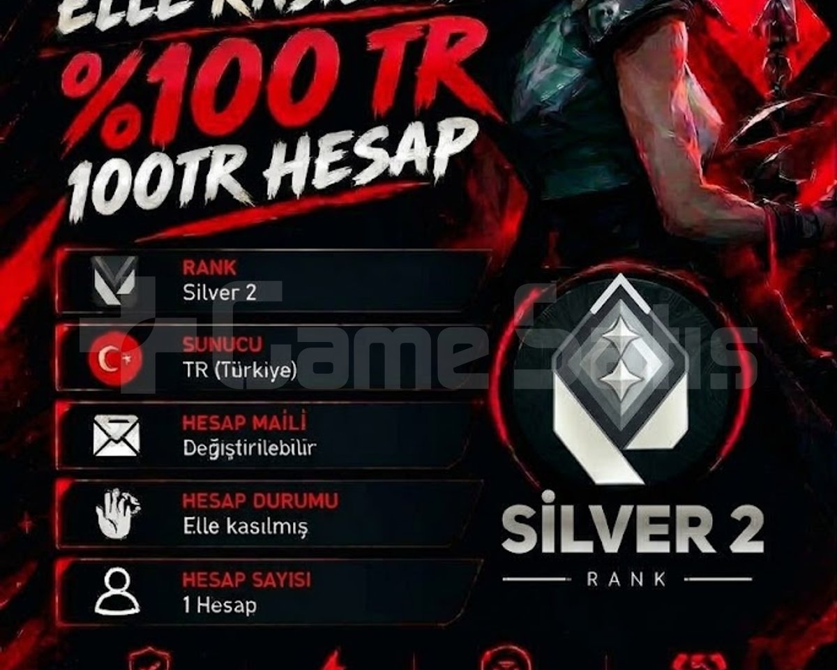 TR + SİLVER 2 + MAİL DEĞİŞEN +DÜŞÜK MMR