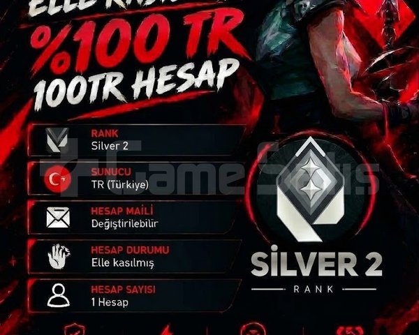 TR + SİLVER 2 + MAİL DEĞİŞEN +DÜŞÜK MMR