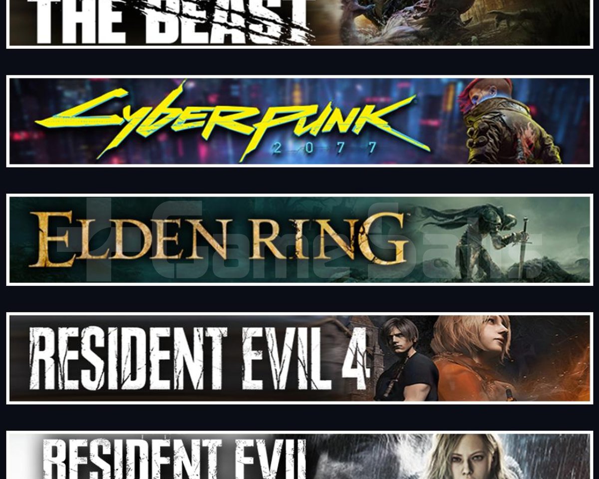 Beast +Cyberpunk +Elden +Evil 4 +Evil 9