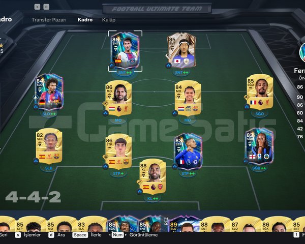FC27 1.8M COİNLİ DİV2 İYİ KADROLU EAPLAY