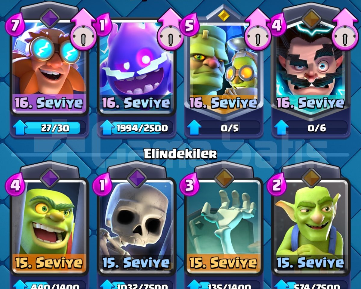 Clash royale hesap