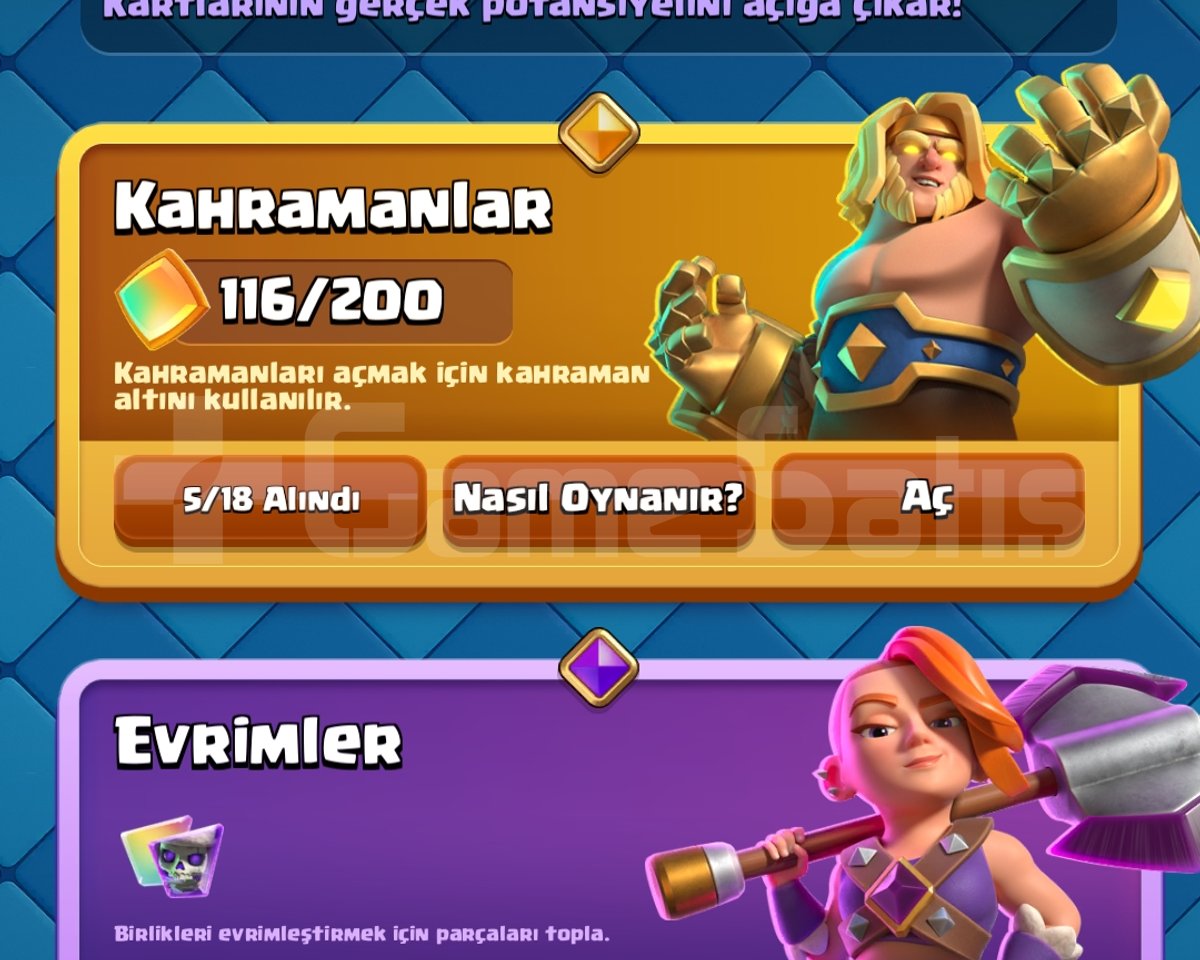 Clash royale hesap