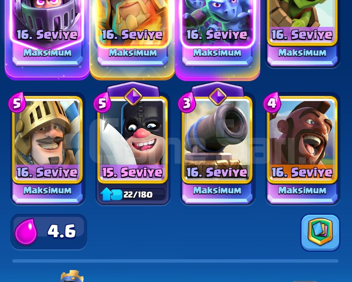 Clash royale hesap