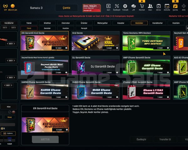 66K Materyalli 58 Seviye Zula Hesabı