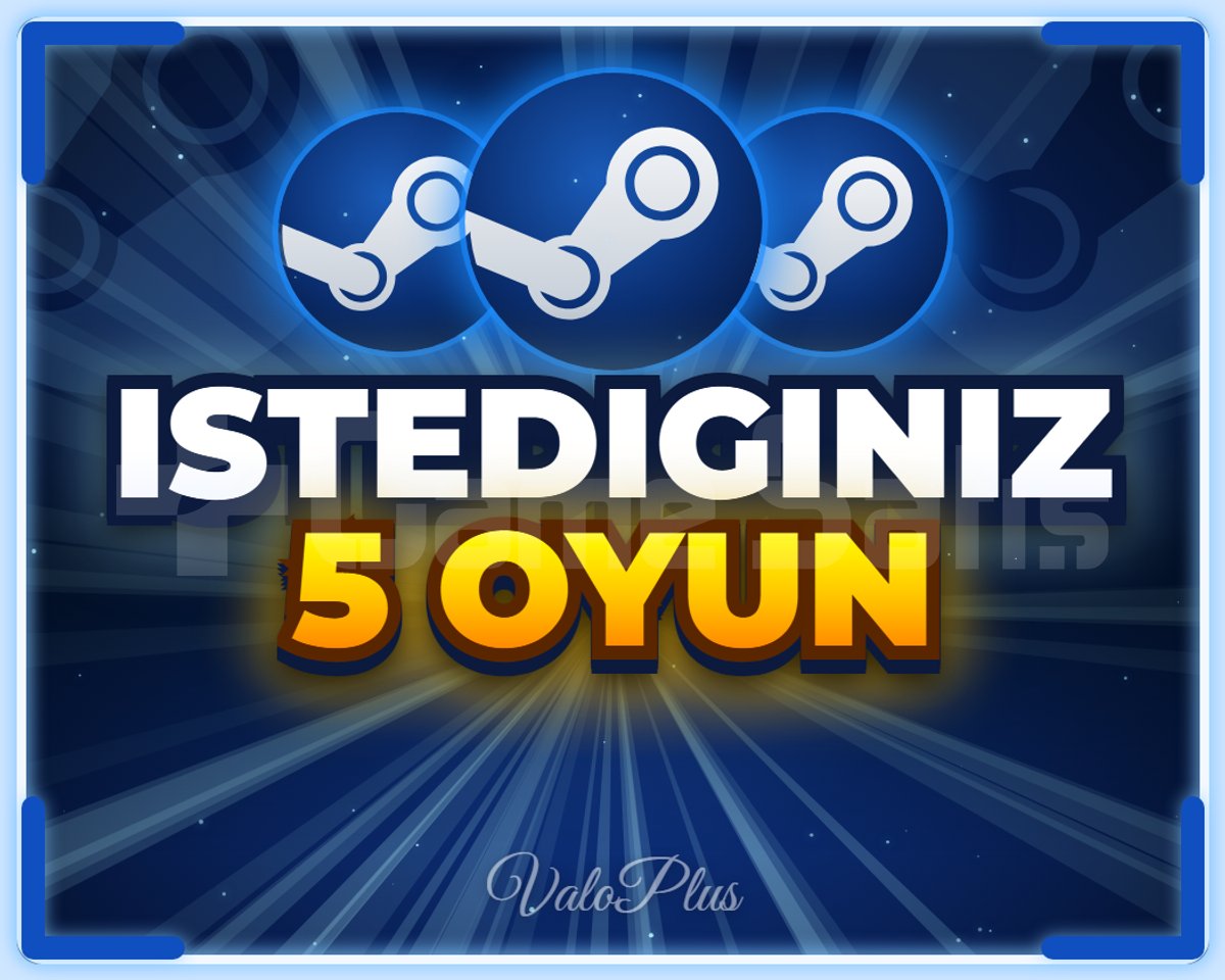İSTEDİĞİNİZ 5 OYUN | STEAM + GARANTİ