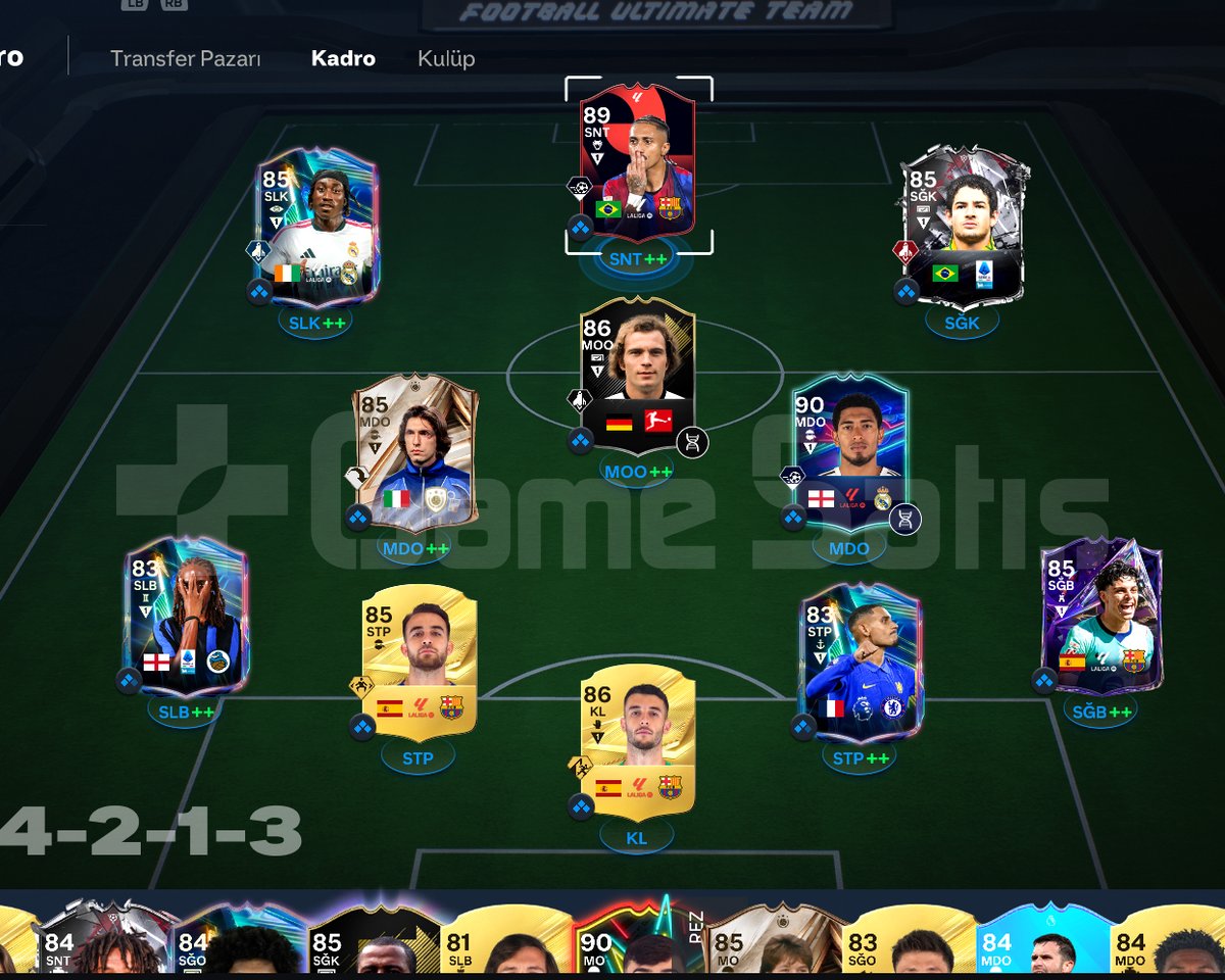FC 27 PC HESABI POTM RAPHİNHA WEB TRANSF
