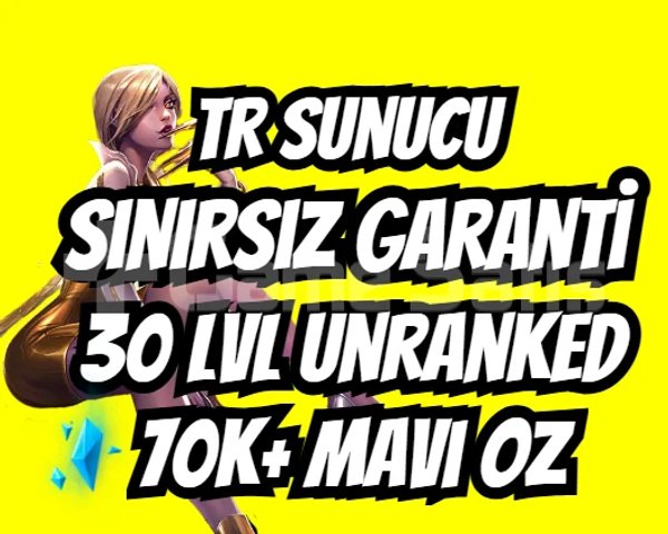 FRESH! TR SINIRSIZ GARANTİ +70K ÖZ 30LVL