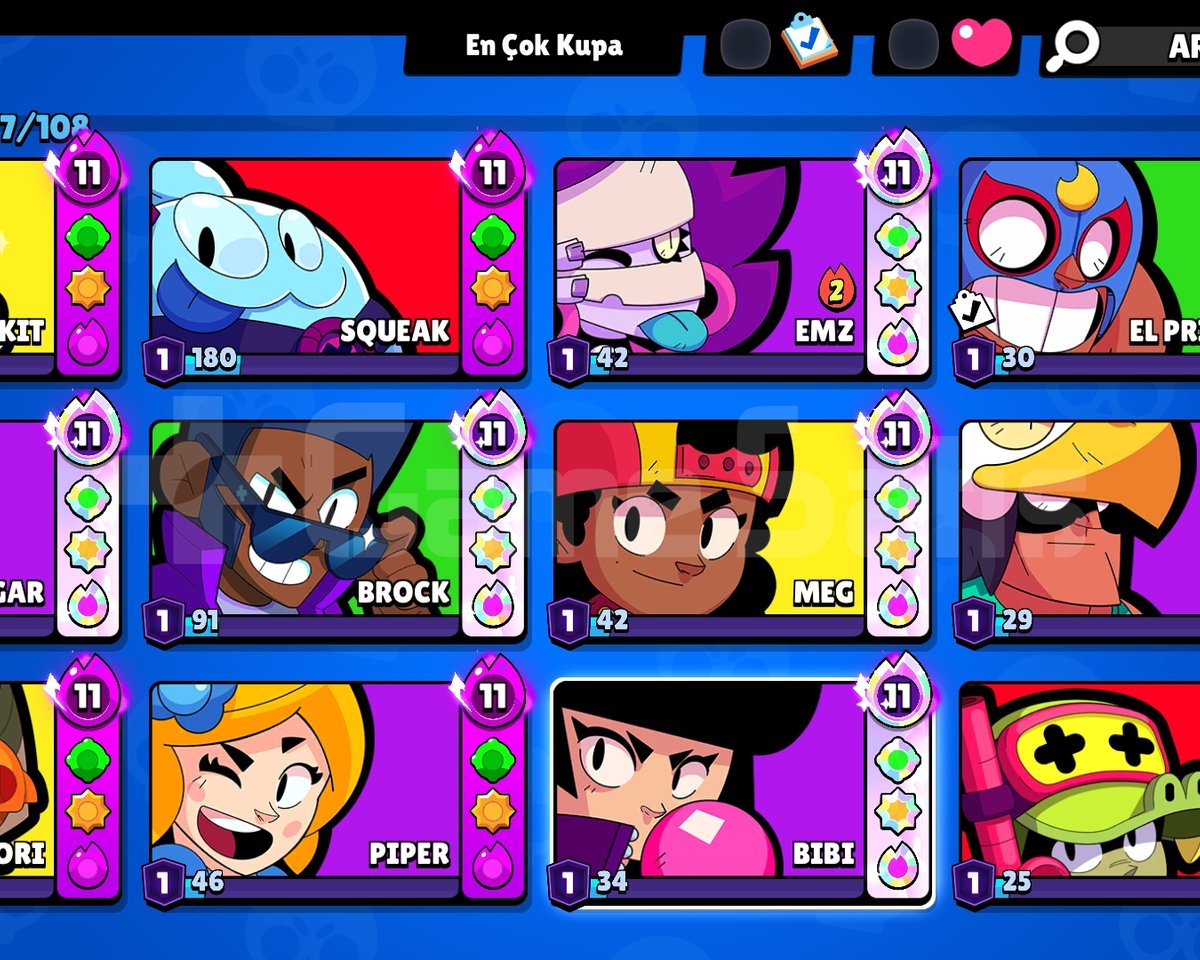 85.000 KUPALI BRAWL STARS HESABI