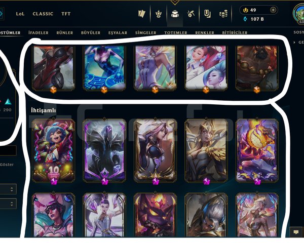 EUW / 536 LEVEL / 506 SKİN / FUL HERO