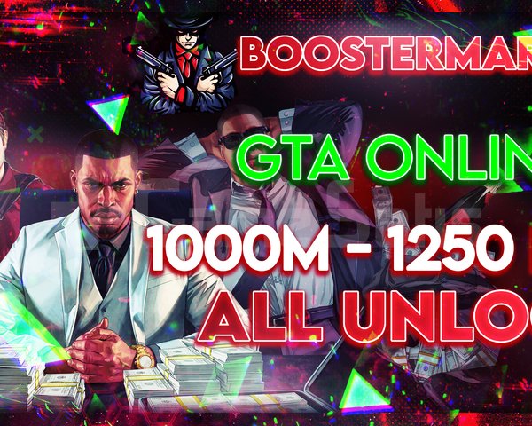 GTA Online - 1000M | 1250 LVL +Unlocks