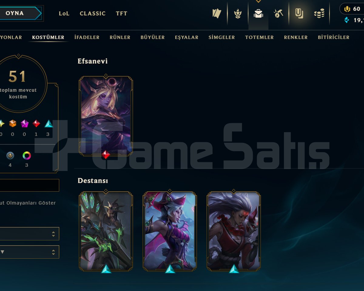 EUW / GOLD 1 / 10 SKİN - 63 HERO