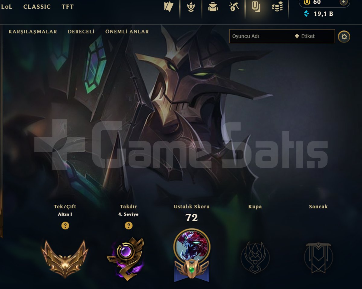 EUW / GOLD 1 / 10 SKİN - 63 HERO