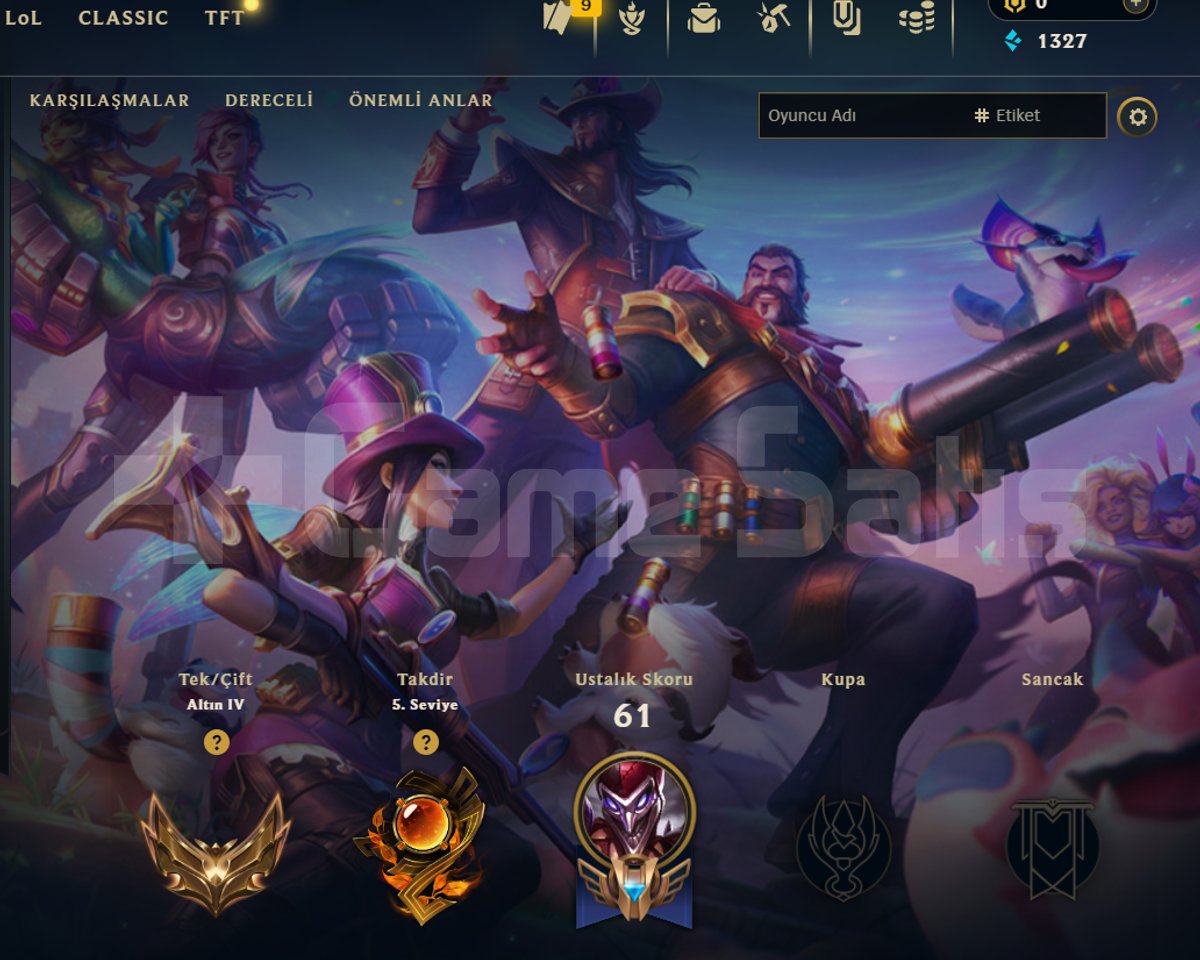 EUW / GOLD 4 / 6 SKİN - 57 HERO
