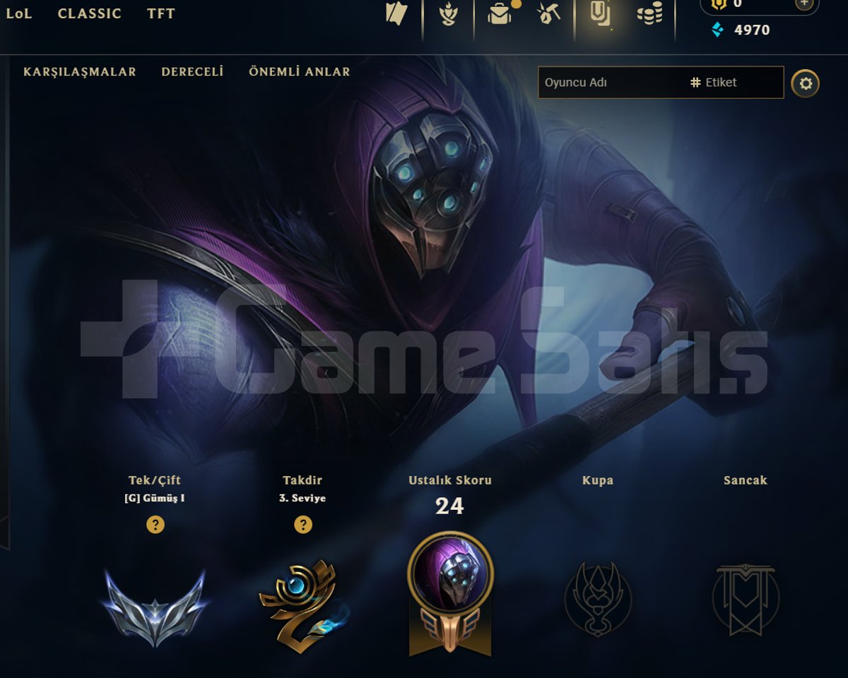 EUW / GÜMÜŞ 1 / 3 SKİN - 36 HERO