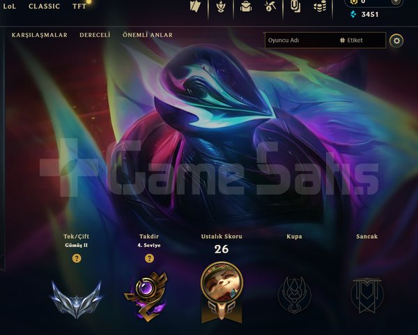 EUW / GÜMÜŞ 2 / 3 SKİN - 44 HERO