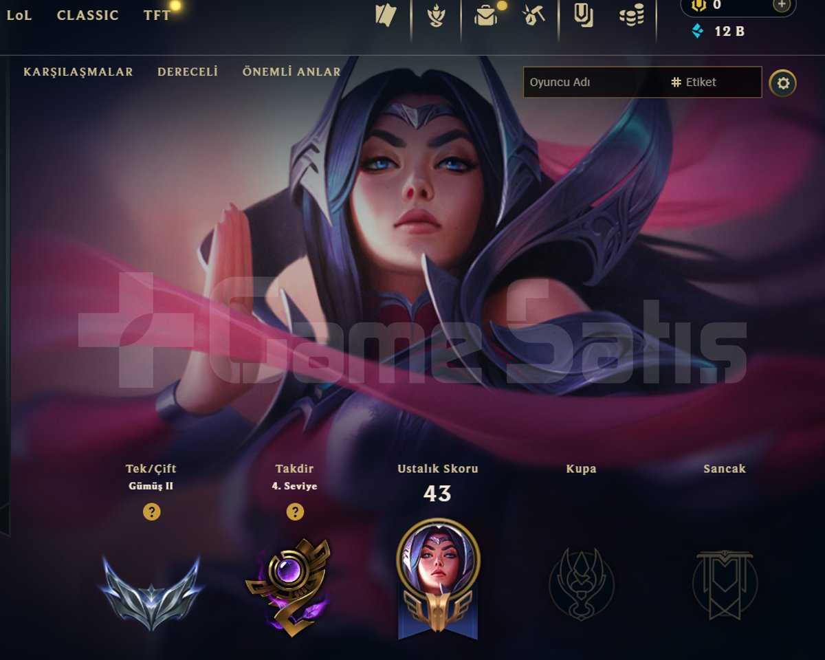 EUW / GÜMÜŞ 2 / 4 SKİN - 46 HERO