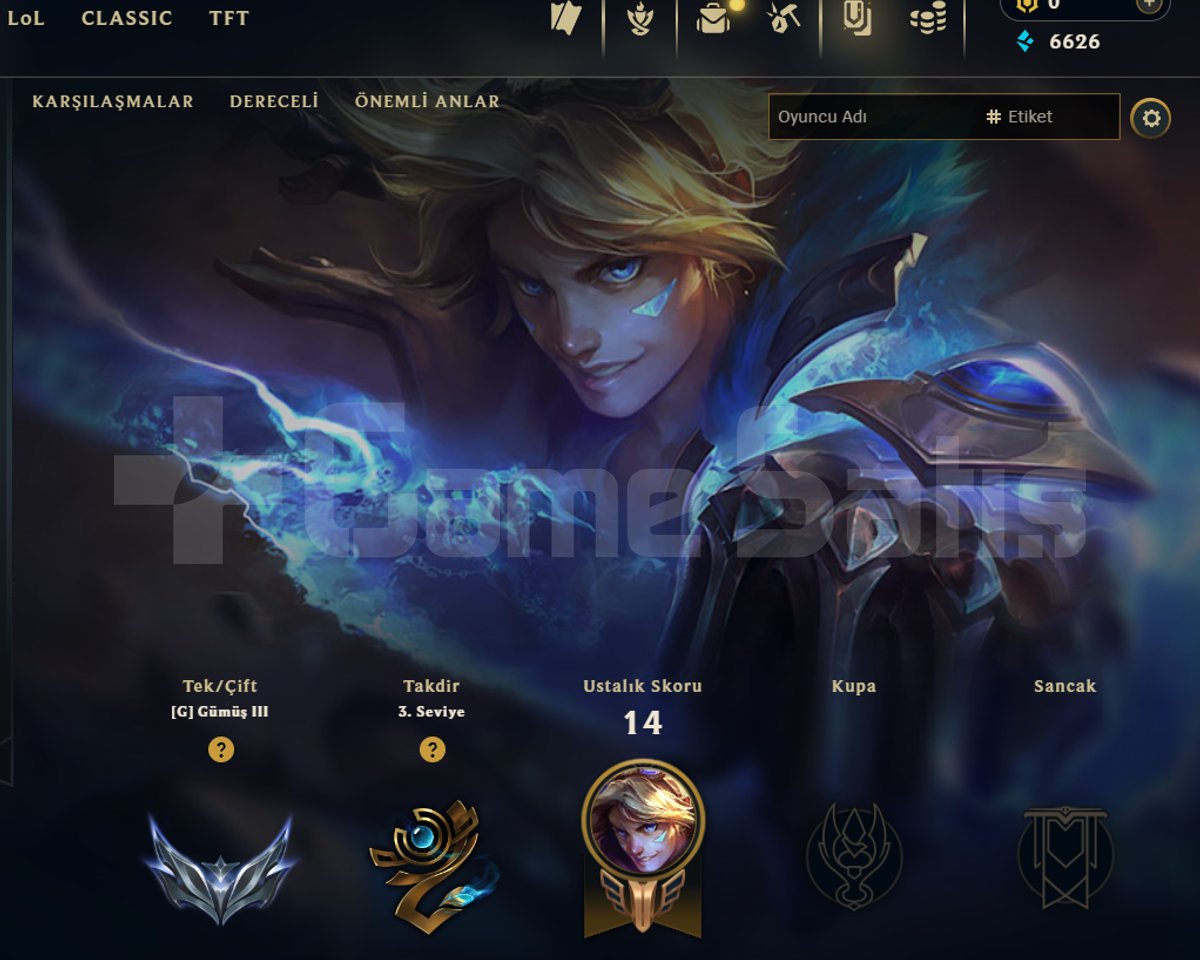 EUW / GÜMÜŞ 3 / 44 HERO - 32 LEVEL