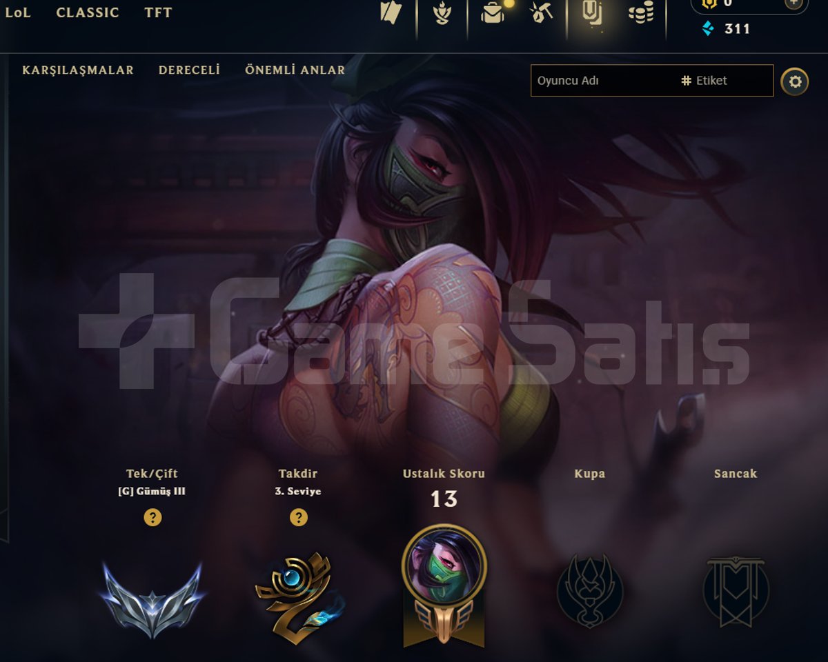 EUW / GÜMÜŞ 3 / 2 SKİN - 34 HERO