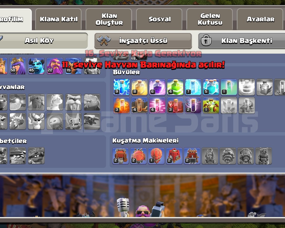 Clash of clans hesap