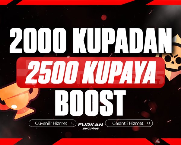 2500 KARAKTER BOOST BRAWL STARS