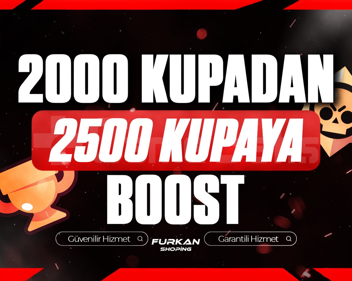 2500 KARAKTER BOOST BRAWL STARS