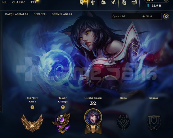 EUW / GOLD 1 / 32 HERO - 38 LEVEL