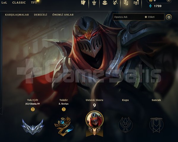 EUW / GÜMÜŞ 4 / 1 SKİN - 27 HERO