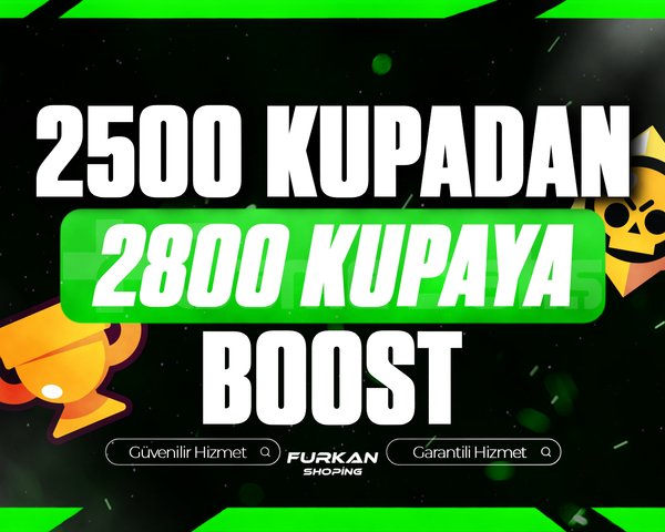 2500Den 2800 BRAWL STARS BOOST