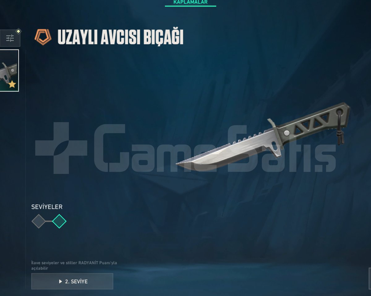 UYGUN FİYATA VANDALLI BIÇAKLI HESAP