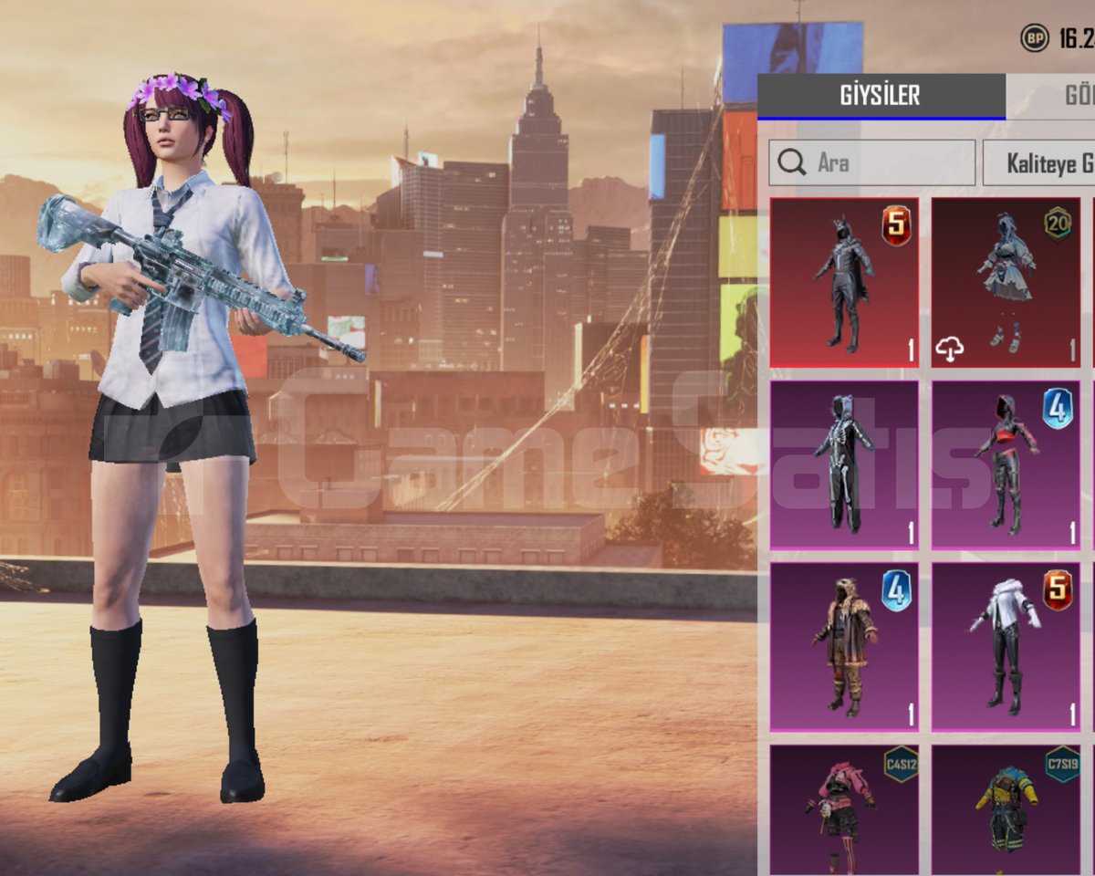 Uyguna Nadir PUBG hesap saç,yüz vardir