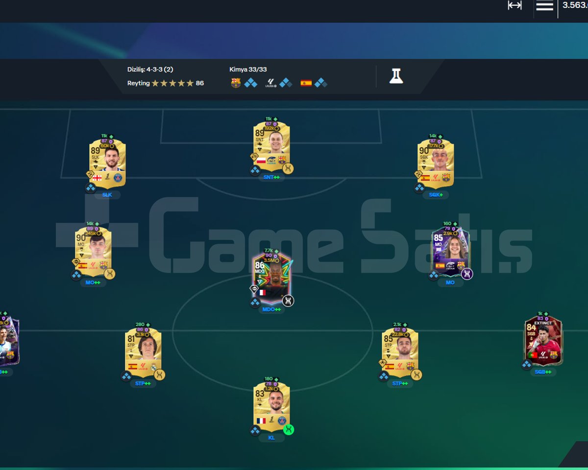 Satılamaz kadro 3.5m+  Matuidi