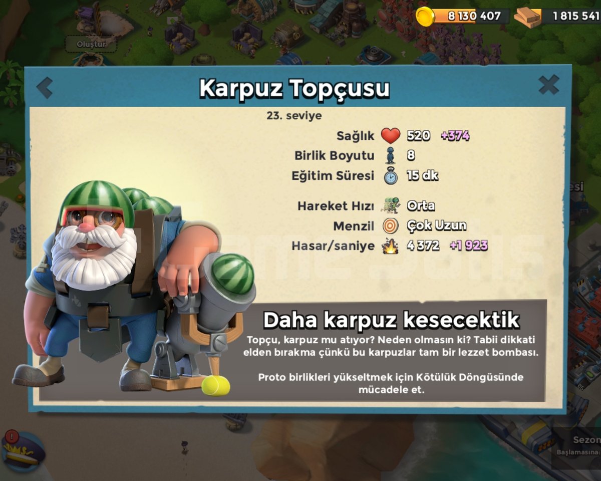 Boom Beach SATILIK ACİL HESAP