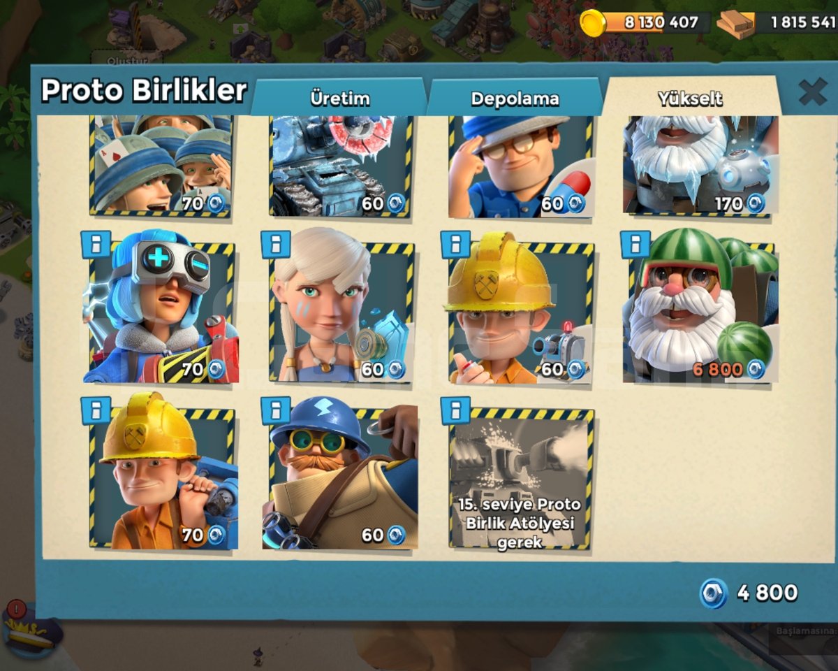 Boom Beach SATILIK ACİL HESAP