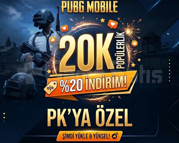 20K POP 20 İNDİRİMLİ PK YA ÖZEL