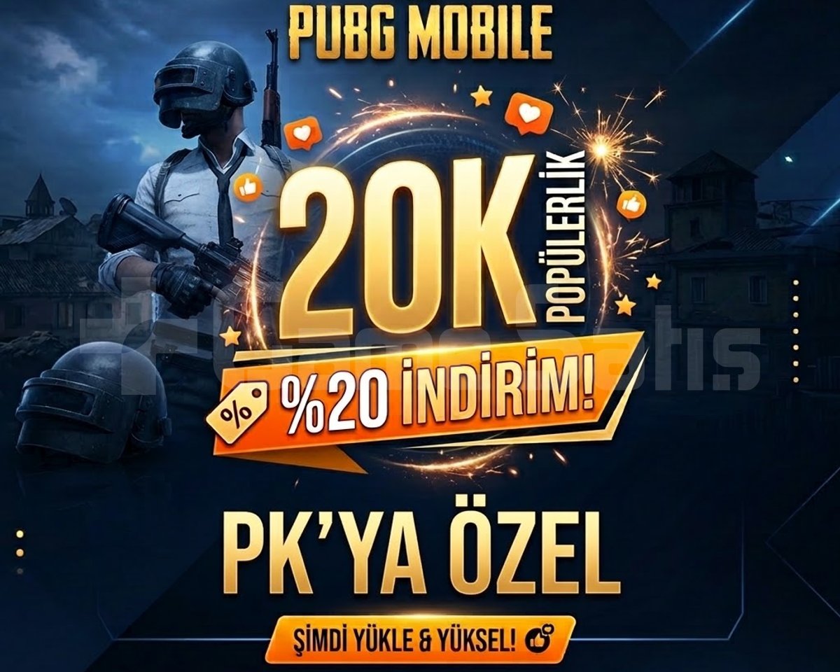 20K POP 20 İNDİRİMLİ PK YA ÖZEL