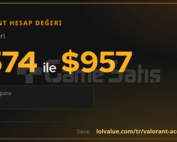 Valorant hesabı en az 28k değeri var