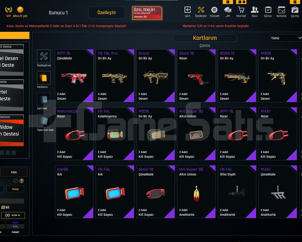 4 SINIRSIZ + ESPOR DESEN + 50KZA HARCADI