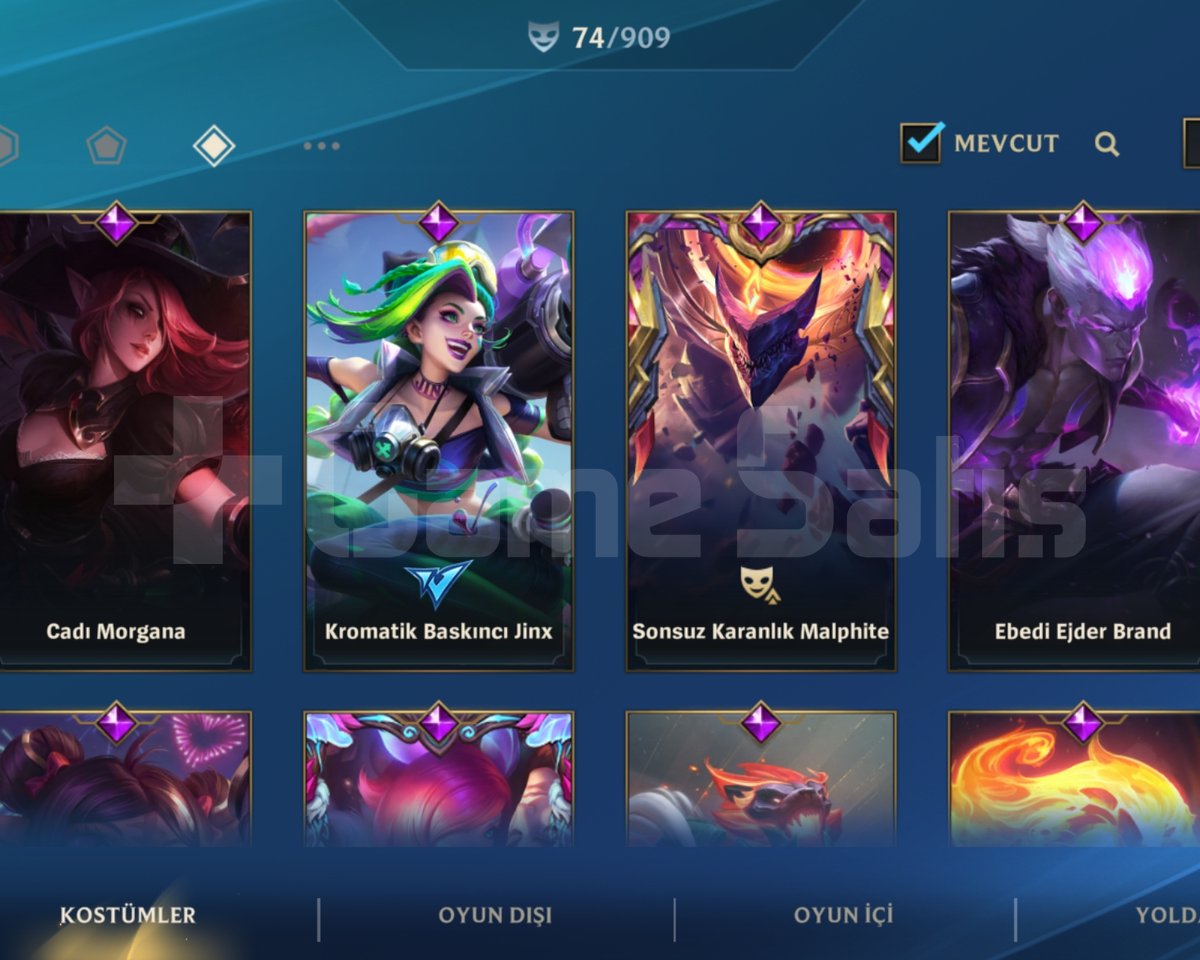 96 LVL 15K Koleksiyon 74 Kostüm