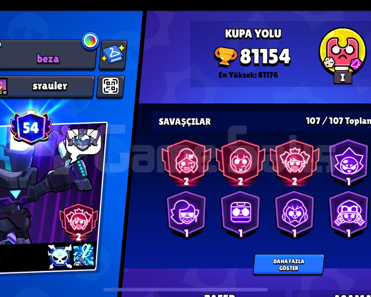 brawl stars 81 bin kupa ucuza hesap
