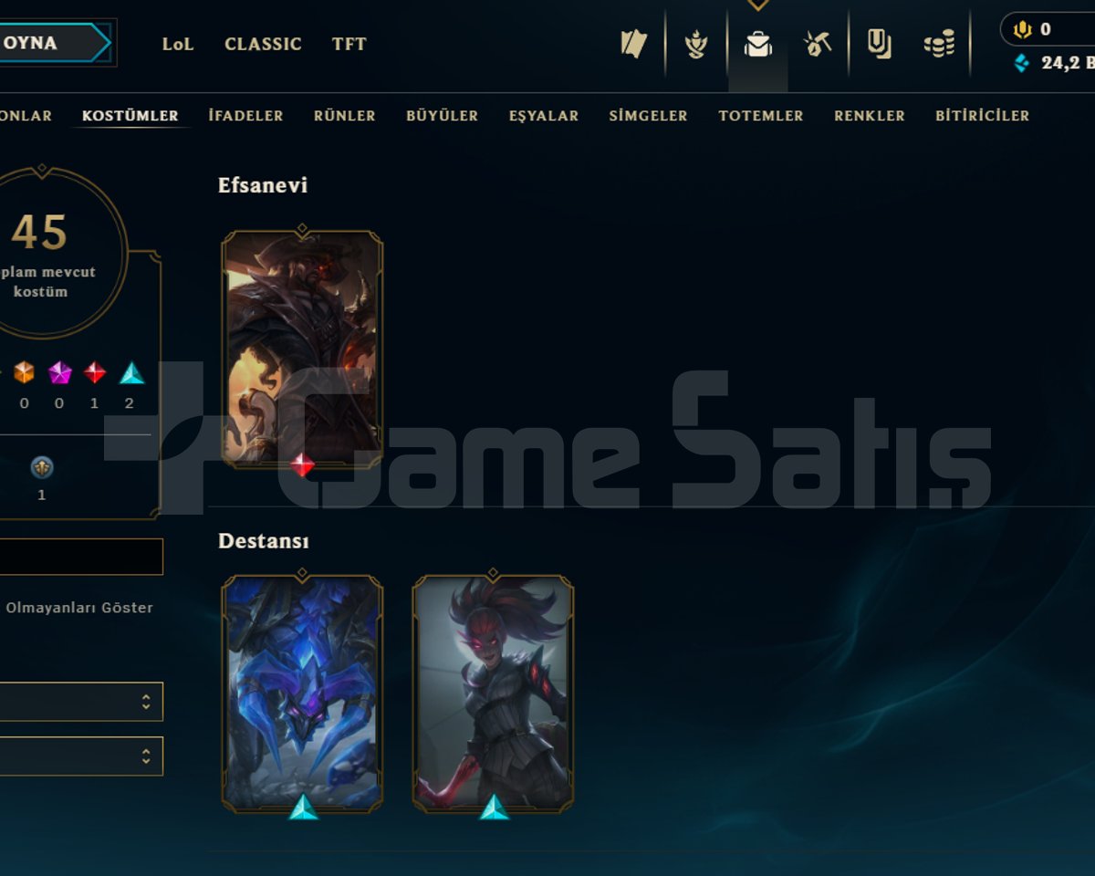 TR GOLD 4 BOL KOSTÜMLÜ +30
