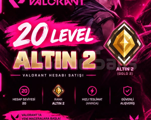 Valorant ALTIN2 Fresh Hesap TR SERVER