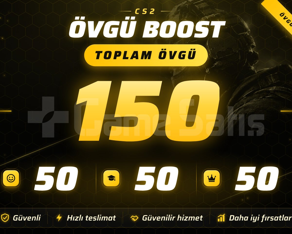 150 CS2 ÖVGÜ BOOST YEŞİL GÜVEN FAKTÖRÜ