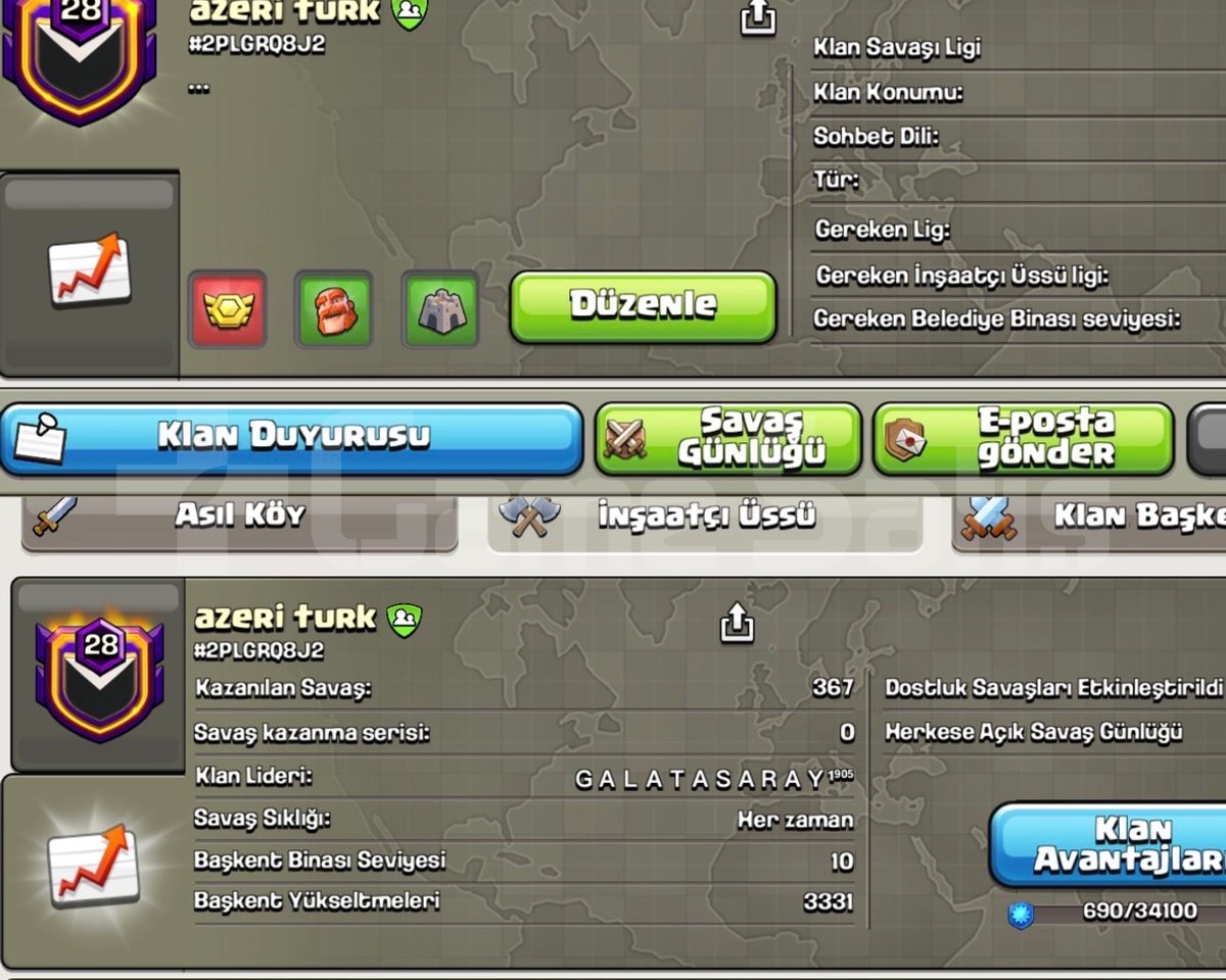Efsane 28 lvl klan
