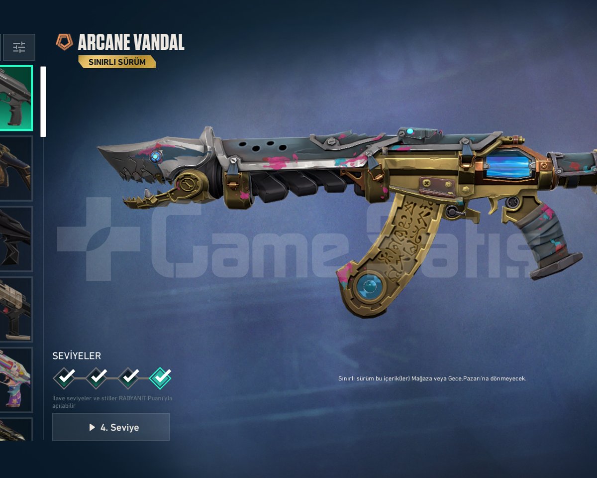 TR Demir 1 50 KP Skinli Arcaneli