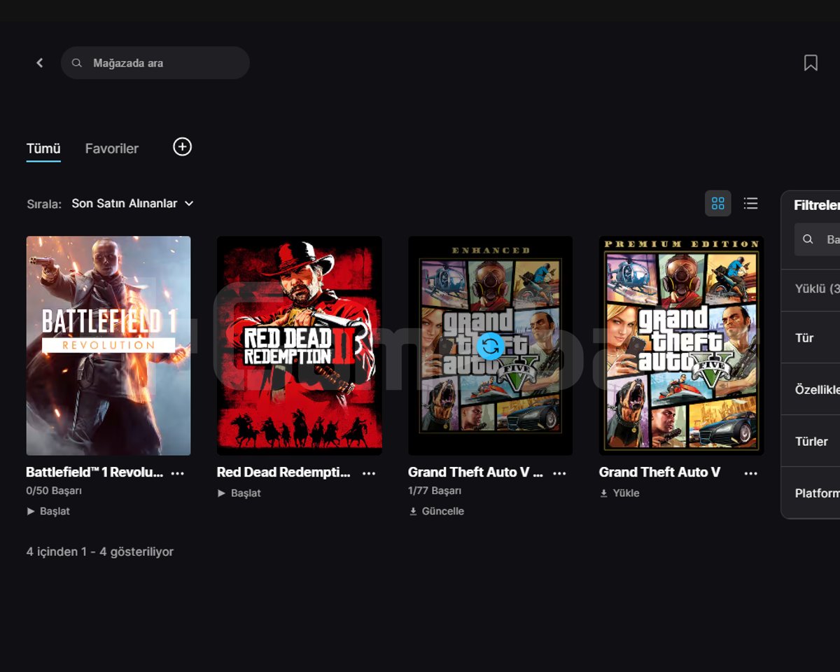 TERTEMİZ STEAM VE EPİC GAMES HESABI