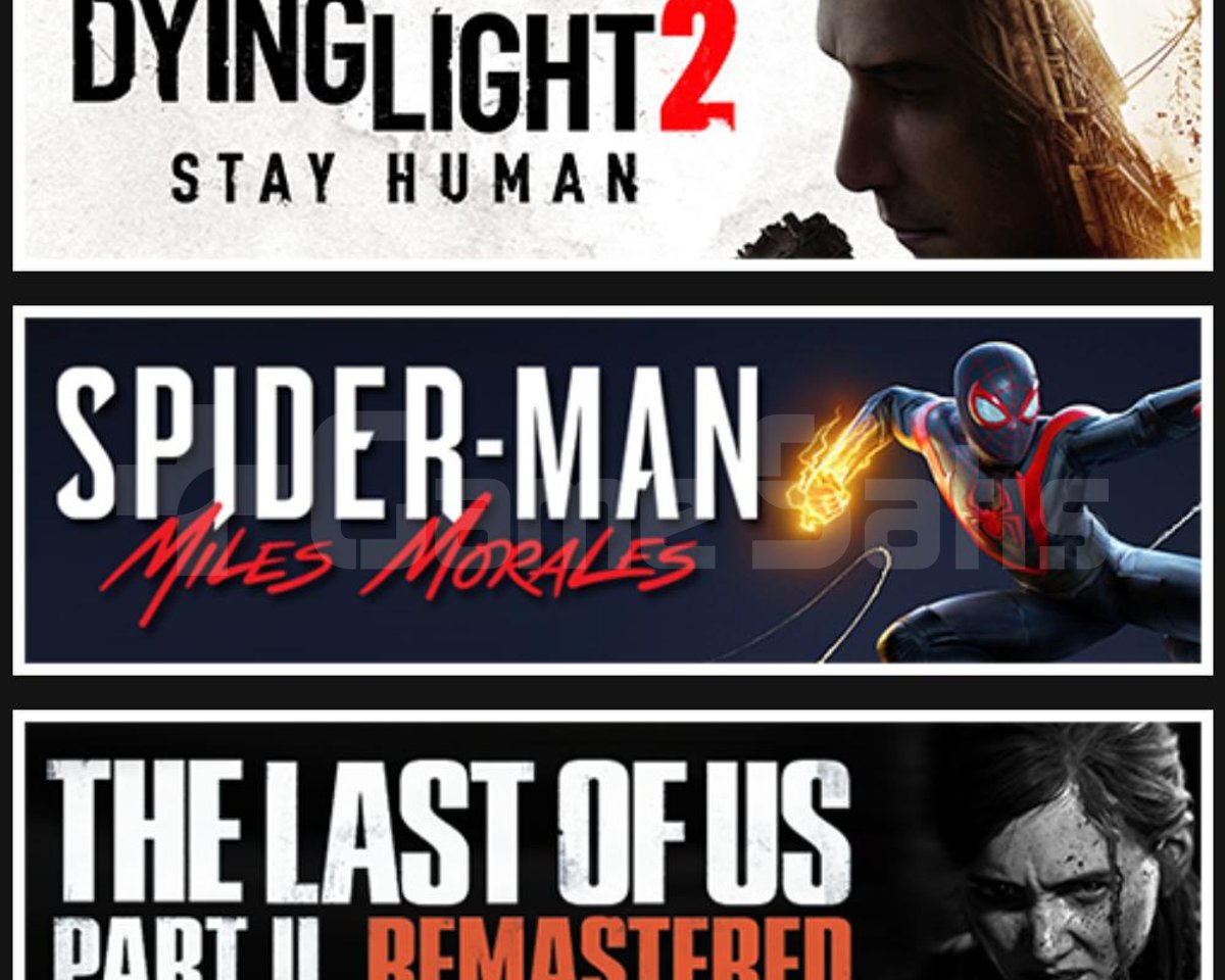 Dying Light 2 +Miles +The Last Of Us 2