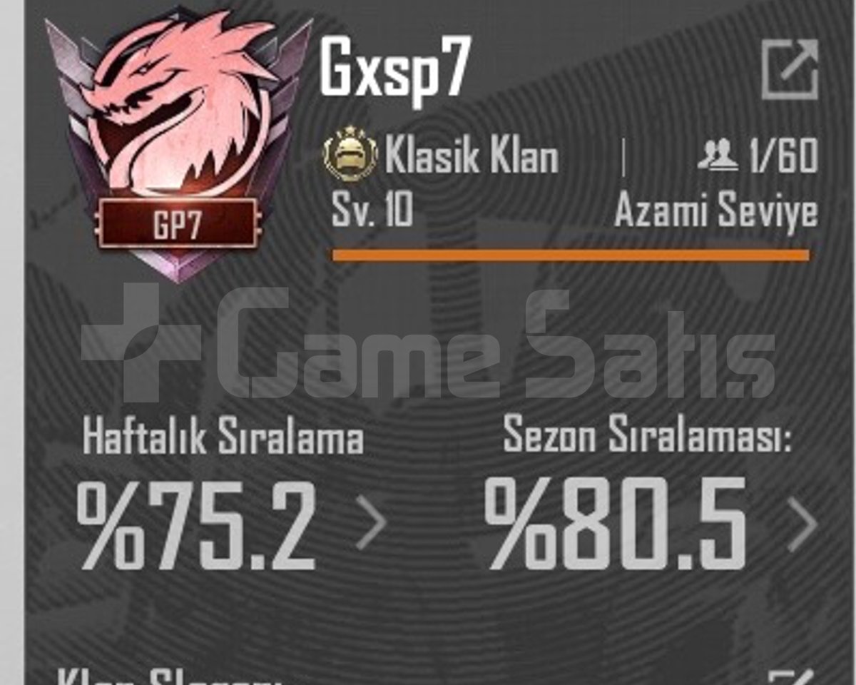 10SV KLAN İSİM 9 GÜN ANLIK TESLİM