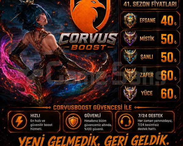 CorvusBoost | Mobile Legends Boost Hizme